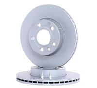 Disco freno ATE 24.0124-0128.1 anteriore, ventilato, altamente carbonizzato, 1 Pezzo