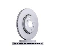 2x ATE 24.0124-0158.1 Disco freno Anteriore per RENAULT Clio III Hatchback