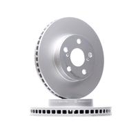 2x ATE 24.0125-0196.1 Disco freno Anteriore per TOYOTA PRIUS (ZVW3) 255mm