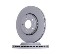 2x ATE 24.0126-0158.1 Disco freno Anteriore per RENAULT Megane III Hatchback