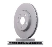 2x ATE 24.0126-0187.1 Disco freno Anteriore per OPEL Astra K Hatchback (B16)