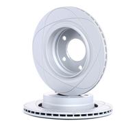 2x ATE 24.0319-0108.1 PowerDisc Disco freno Posteriore per BMW 3 Sedan (E46)