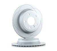 2x ATE 24.0320-0204.1 PowerDisc Disco freno Posteriore per BMW 3 Limousine (E90)