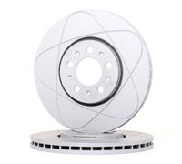 2x ATE 24.0325-0113.1 PowerDisc Disco freno Anteriore per VW Golf IV Hatchback