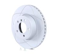 2x ATE 24.0330-0173.1 PowerDisc Disco freno Anteriore per BMW 5 Sedan (E60)