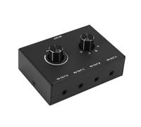 2X Audio A 4 Porte, Switcher Audio da 3,5 mm, Selettore Audio Stereo AUX, 2130