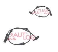 2x AUTLOG Sensore Velocità Della Ruota Anteriore SX Dx per Fiat Qubo Fiorino 225