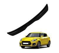 KizmiQ Auto Spoiler Posteriori per Suzuki Swift 6 Sport 201802019 2020 2021 2022 2023 2024 Nastro Installare Adesivo,ABS Alettone Tetto Posteriore Tuning Ala Styling Accessori,A/Black