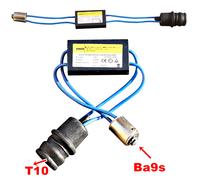 2x Ba9s Per T10 Con Check Resistenza - di Carico LED Messaggio Errore W5W SMD