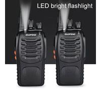 2x BAOFENG RADIO BF-888S UHF WALKIE TALKIES 400-470MHz RICETRASMITTENTE 2 PEZZI