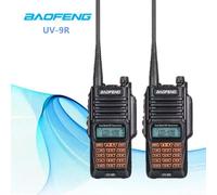 2X BAOFENG UV-9R WALKIE TALKIE 10W UHF VHF IP67 RADIO INTERFONO RICETRASMITTENTE