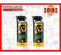 2x BARDHAL K9 400ml LUBRIFICATORE SUPERIORE,SBLOCCANTE PENETRANTE