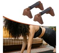 2x barre per flessioni in legno, maniglie stabili per flessioni esercizi in