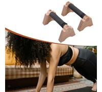 2x barre per flessioni in legno, maniglie stabili per flessioni esercizi in
