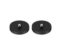 2X Base Della Staffa di Aspirazione Magnetica Foro Filettato per Vite da 1/4 di Pollice Supporto per Fotocamera Accessori per La Fotografia Della