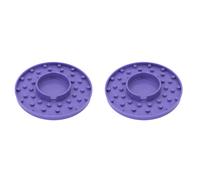 2X Base per Mangiatoia per per Barattolo di Vetro A Bocca Normale, Staz5564