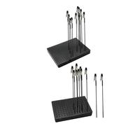 2x Base Per Supporto Per Pittura Per Modello Hobby Model Parts Airbrush