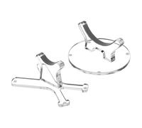 2X Baseball Bat Rack - Acrylic Softball Display Stand | Durable Organizer for 8 inch Hitting Rods, Stylish Sports Accessory for Practice, Training, And Showcase, Perfect Table Decor And Centerpiece