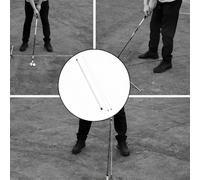 2x Bastoncini di allineamento da golf Aste di allineamento per il putting,