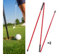 2x bastoncini di allineamento da golf da 48 pollici per la pratica dello