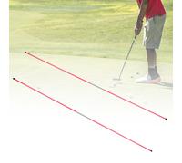 2x bastoncini di allineamento per il golf, puntamento del putter,