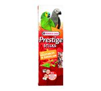 2x Bastoncini di prestigio per pappagalli con verdure e dente di leone - 2x2 pezzi - 2x140 g