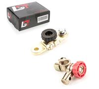 2x Batteria Auto Sezionatori Con Tasto Rotondo Nero Rosso per Audi Tt 8N Fv 8J
