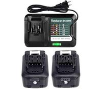 2x Batteria BL1041B 12V 4,0Ah compatibili con Makita 12V Batteria e caricatore DC10WD Sostituzione CXT BL1015 BL1016 BL1021B BL1041B BL1020B BL1040B