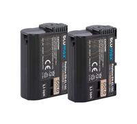 2x Batteria BLUMAX GOLD EN-EL15C EL15 2250 mAh per Nikon D7000 D7100 D7200 D7500