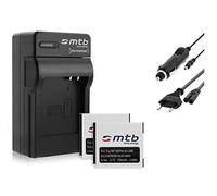 2X Batteria + Caricabatteria (rete, auto) Compatibile con Fuji NP-50 / Finepix F50fd F60fd... XP100 XP150.../ Compatibile con Ricoh WG-M2... - vedi descrizione!