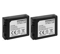 2x Batteria CGA-S002, DMW-BM7 Compatibile con Panasonic Lumix DMC-FZ1, FZ2, FZ3, FZ4, FZ5, FZ10, FZ15, FZ20