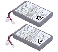 2X BATTERIA COMPATIBILE PER CONTROLLER PS4 / PS4 PRO / PS4 SLIM - DUALSHOCK V1 V2 JOYSTICK 2000mAh