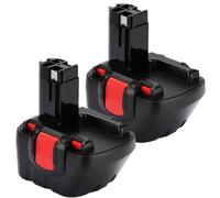 2X Batteria di Ricambio 12V 3.6Ah Ni MH per Bosch BAT043 BAT045 BAT120 BAT139