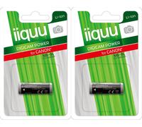 2x Batteria Li-Ion GP Per Canon NB-9L Per IXUS 1100 1000 510 500 HS