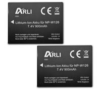2x Batteria NP-W126 per Fuji fujifilm finepix X-T3 NP-W126S HS30 HS33 X-Pro3 ...