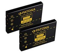 2x Batteria Patona 1050mAh li-ion per HP Photosmart R727,R817,R818,R827,R837