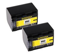 2x Batteria Patona 1300mAh li-ion per Sony HDR-CX106E,HDR-CX12,HDR-CX120