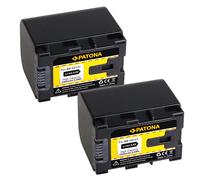 2x Batteria Patona 3,6V 2400mAh per Jvc Everio GZ-HM320,GZ-HM320B,GZ-HM320BUS