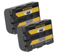 2x Batteria Patona 7,2V 1300mAh per Sony NP-QM51