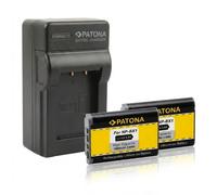 2x Batteria Patona + caricabatteria casa/auto per Sony DSC-RX1,DSC-RX100M7A
