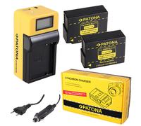 2x Batteria Patona + caricabatteria Synchron LCD USB per Panasonic DMC-GH2