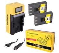 2x Batteria Patona + caricabatteria Synchron per Canon PowerShot S100,S110,S200