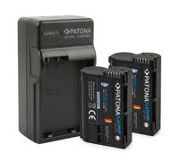 2x Batteria Patona Platinum + caricatore casa/auto per Nikon EN-EL15,EN-EL15B