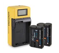 2x Batteria Patona Platinum + caricatore Synchron LCD per Nikon EN-EL15,EN-EL15B