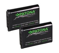 2x Batteria Patona Premium 850mah li-ion per Sony NP-BX1