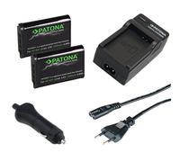 2x Batteria Patona Premium + caricabatteria casa/auto per Sony NP-BX1