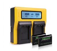 2x Batteria Patona Premium + caricabatteria DUAL LCD per Sony HDR-PJ410