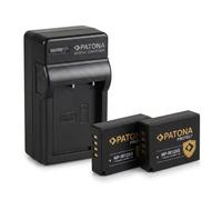 2x Batteria Patona Protect + caricatore casa/auto per Fujifilm X100VI
