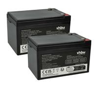 2x Batteria per APC BP650SI BP650MS107 BP650S BP650PNP BP650SC 12Ah 12V AGM