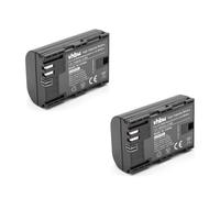 2x Batteria per Blackmagic Micro Studio Camera 4K Pocket Cinema 4K 1300mAh 7,2V